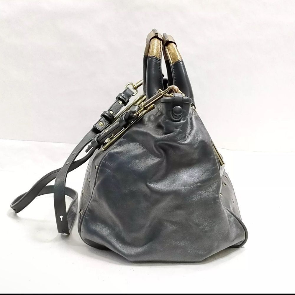 Auth Chloe Black Leather Ethel Tote Bag for - Picture 3 of 9